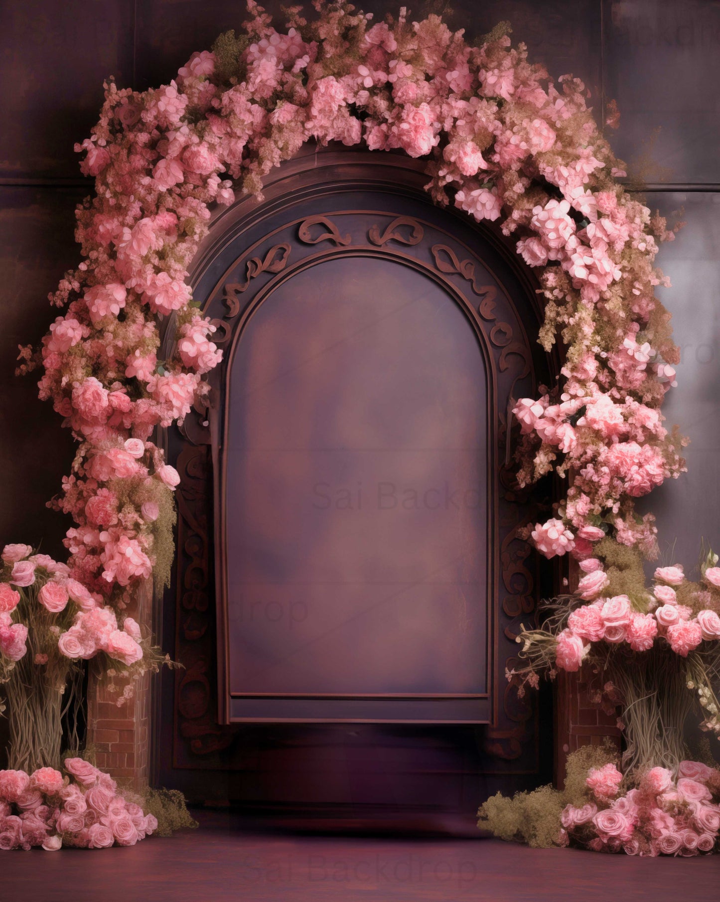 Baroque Blush Arboretum Theme Backdrop