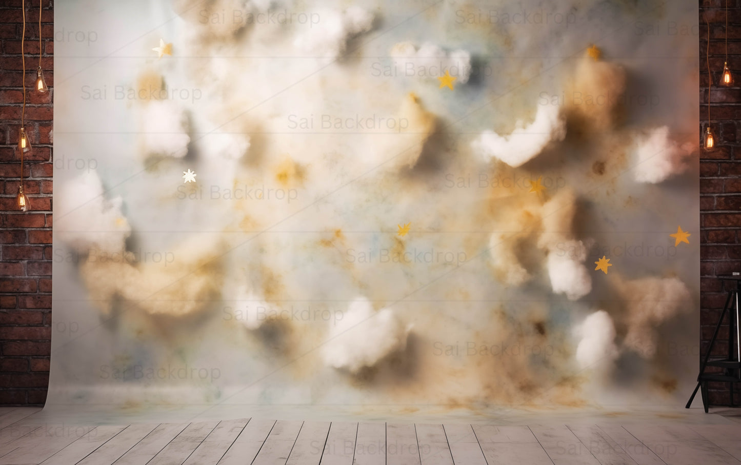 Cloudy Cake Smash Backdrop