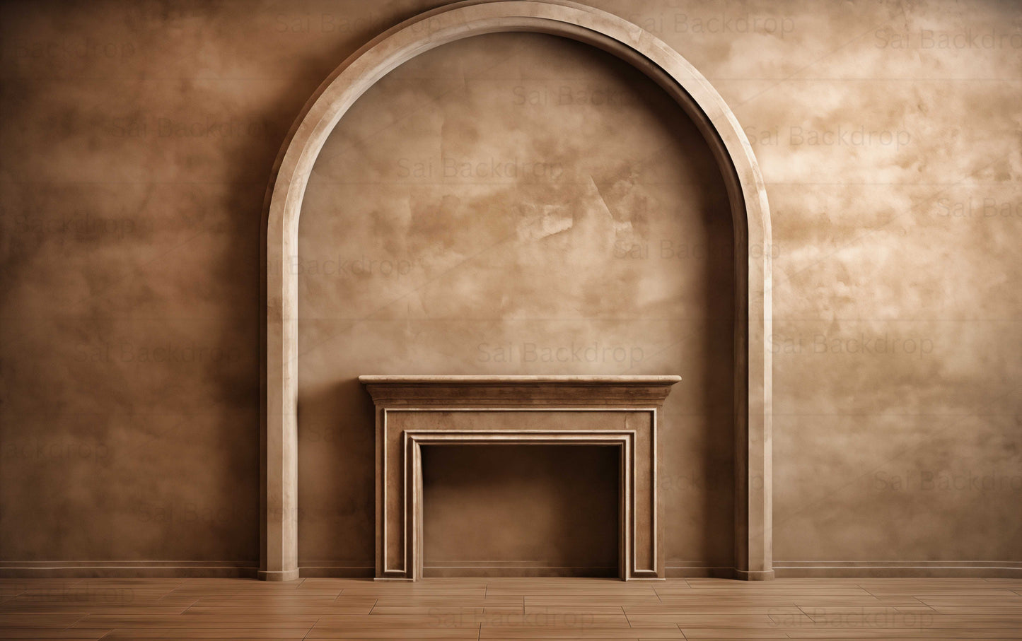 Classic Alcove Hearth Theme Backdrop