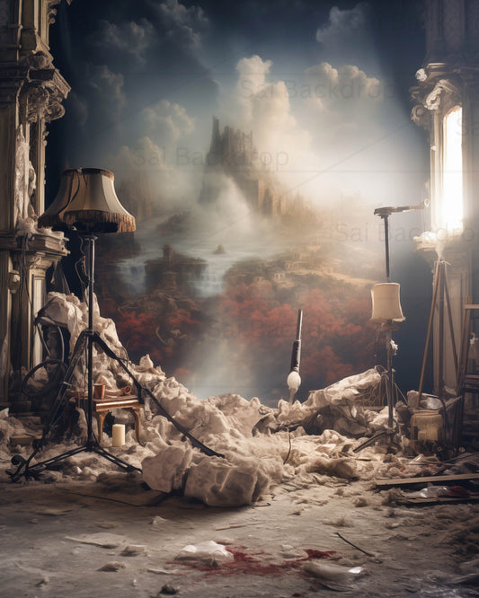 Dramatic studio Set Backdrop