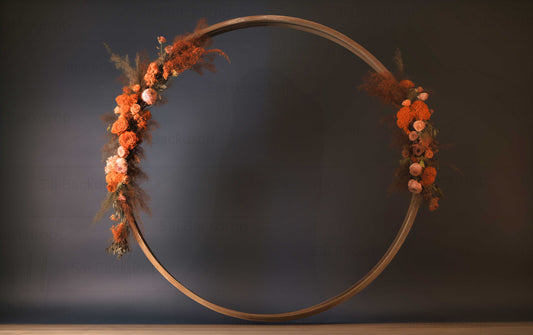 Mocha Rose Eclipse Theme Backdrop