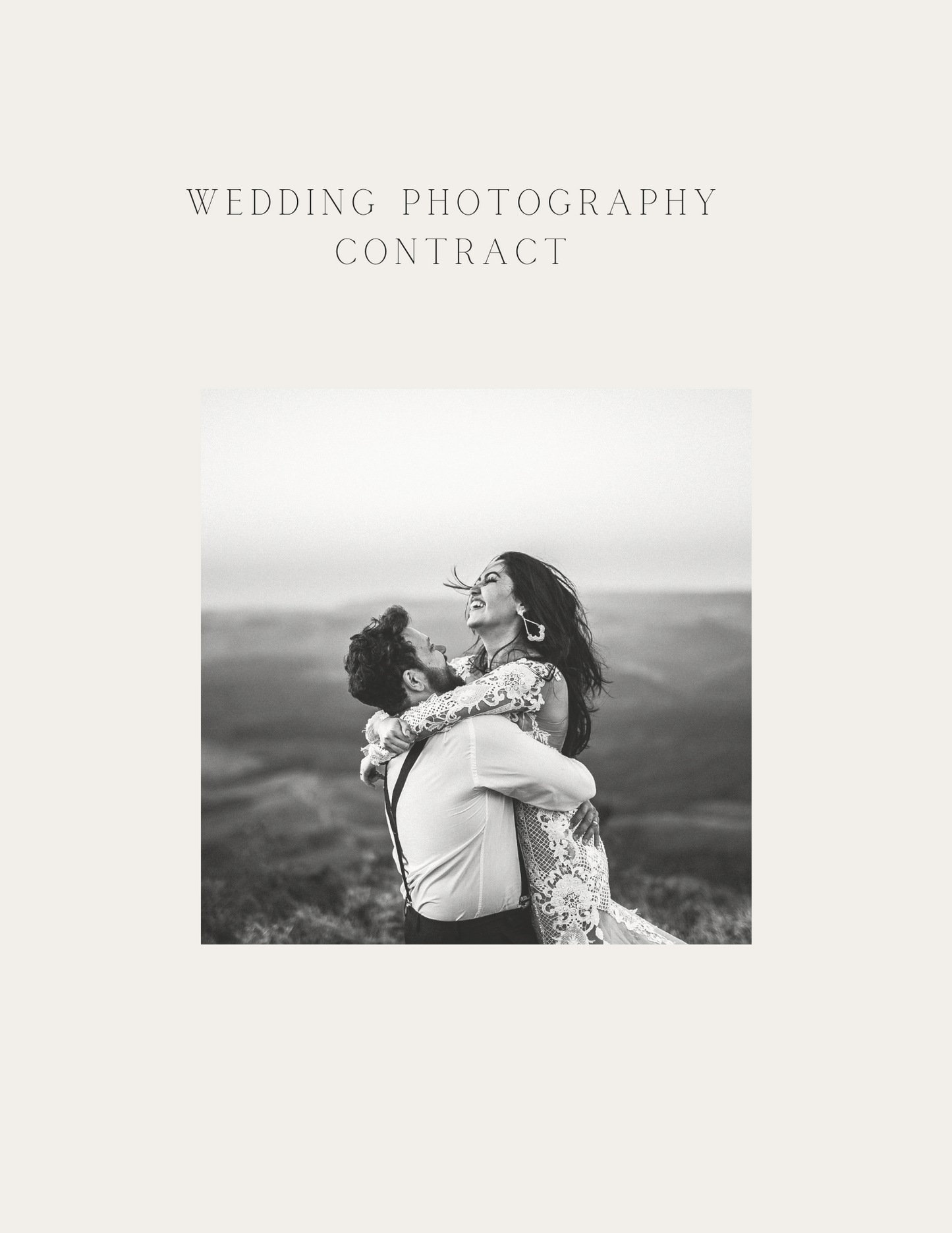 Wedding Photography Contract