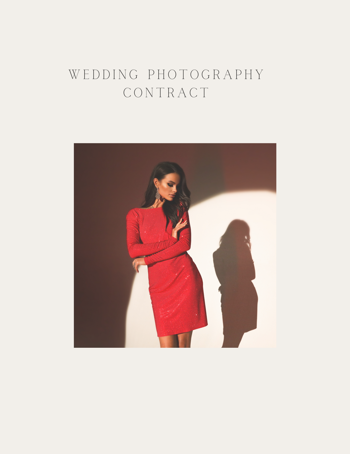 Modeling Photoshoot Contract