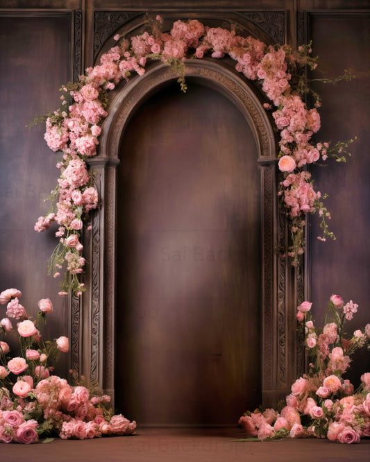 Petal Cathedral Entrance Theme Backdrop