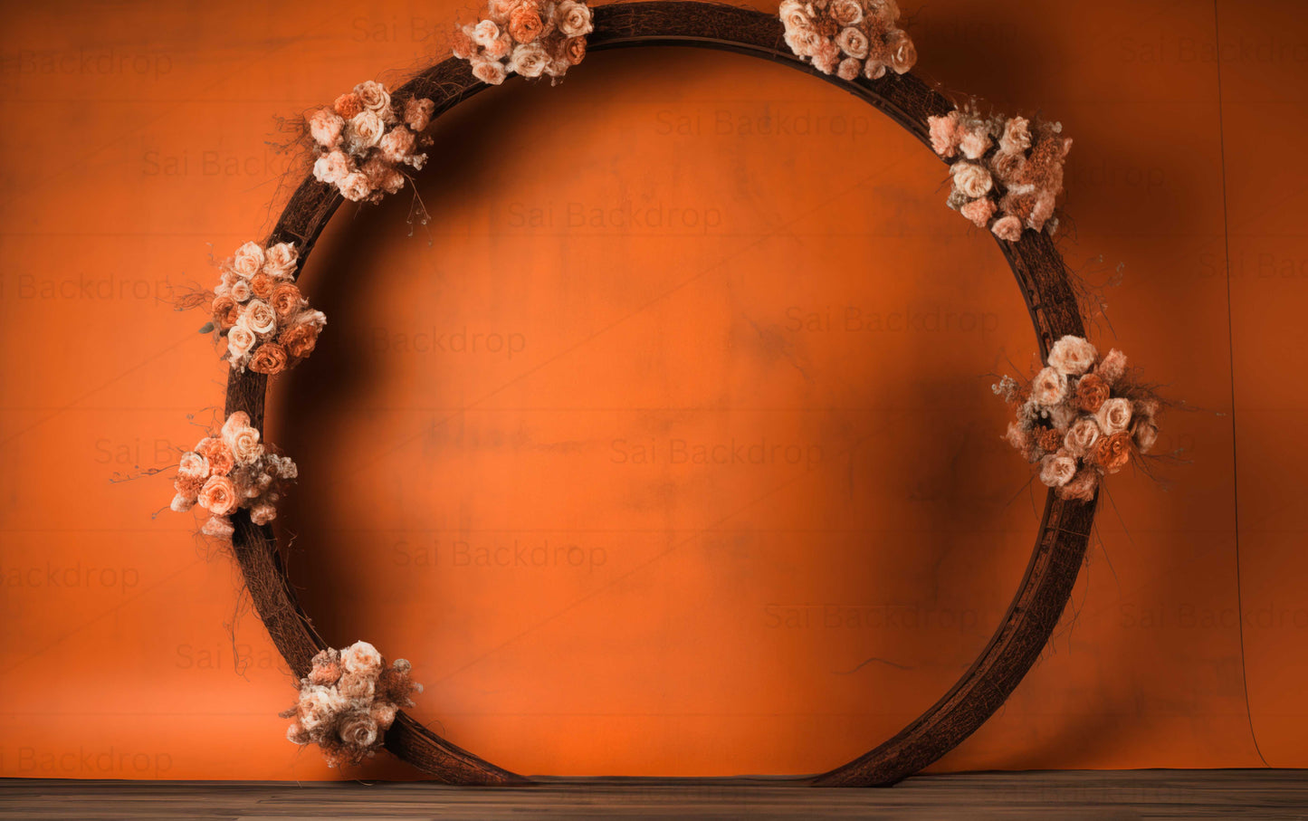 Sienna Blossom Orb Theme Backdrop