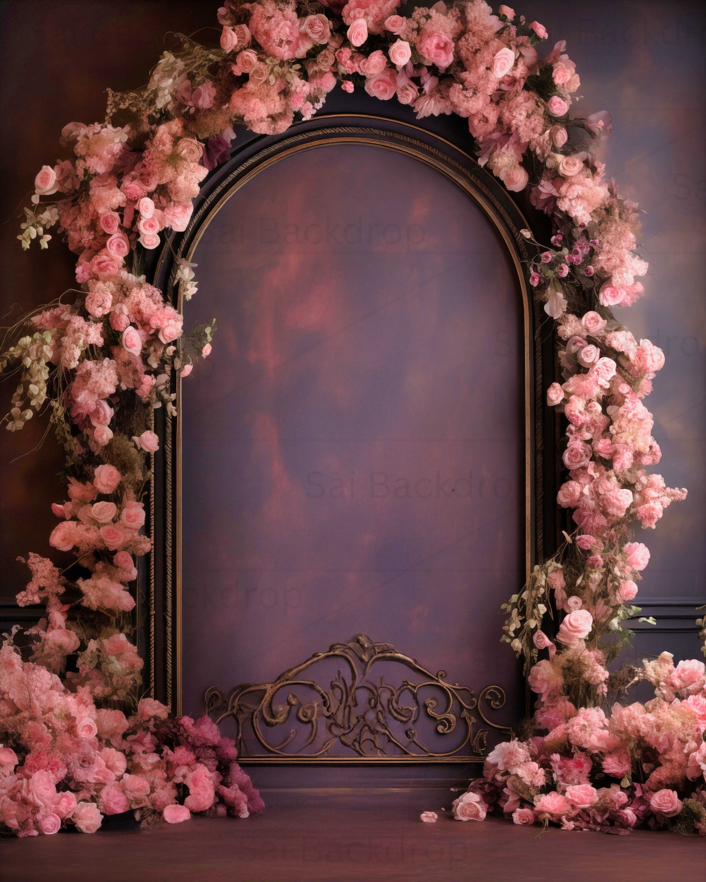 Victorian Rose Enclave Theme Backdrop