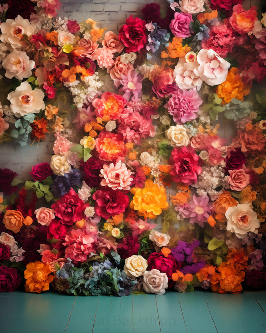 Wild Flowers Backdrop