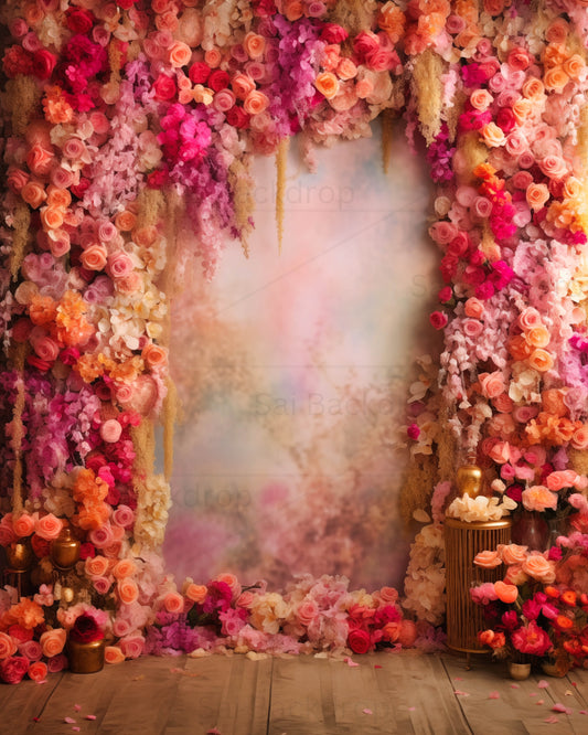 Floral Wedding Decor Backdrop