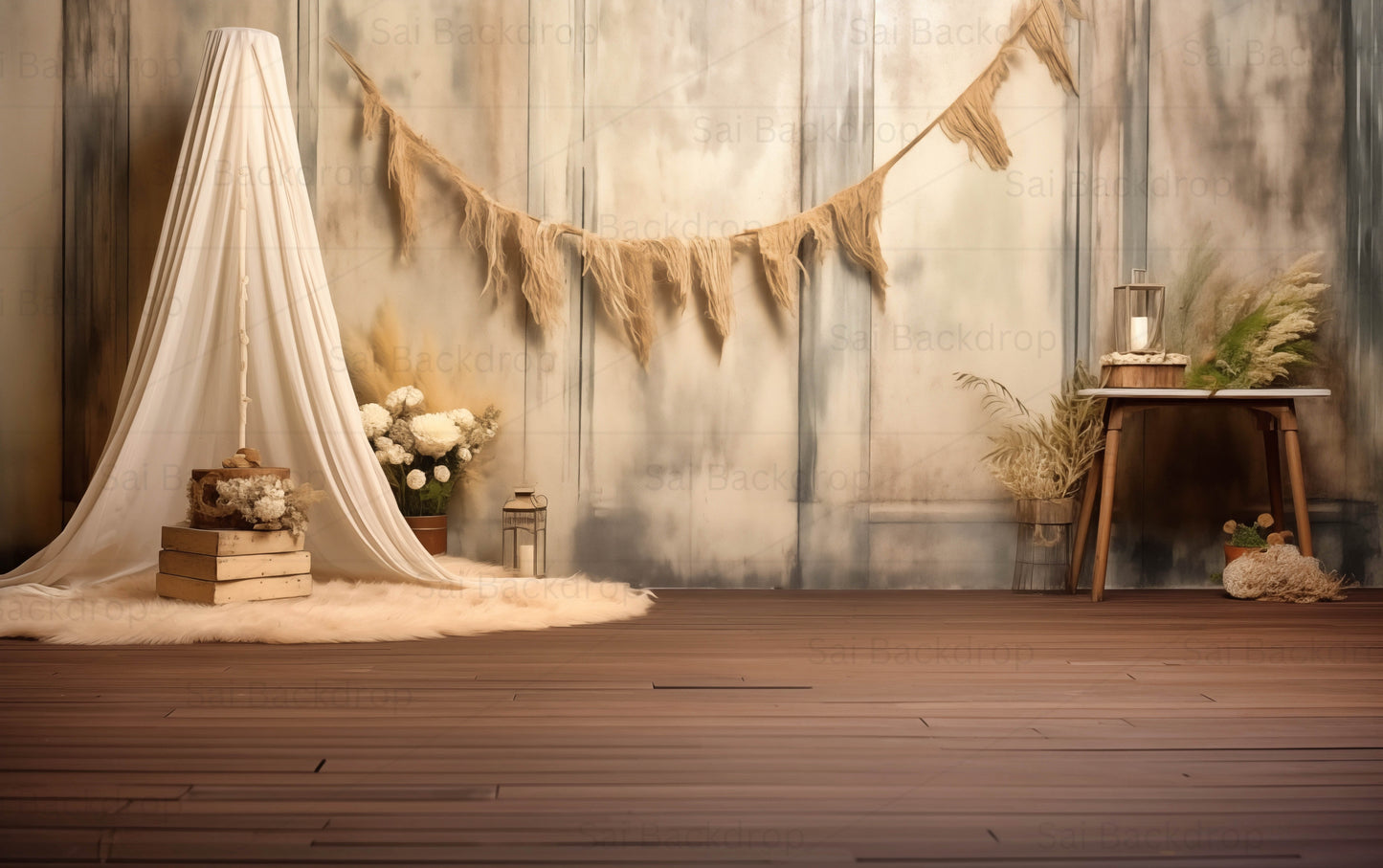 Bogo Set 2 Cake Smash Backdrop