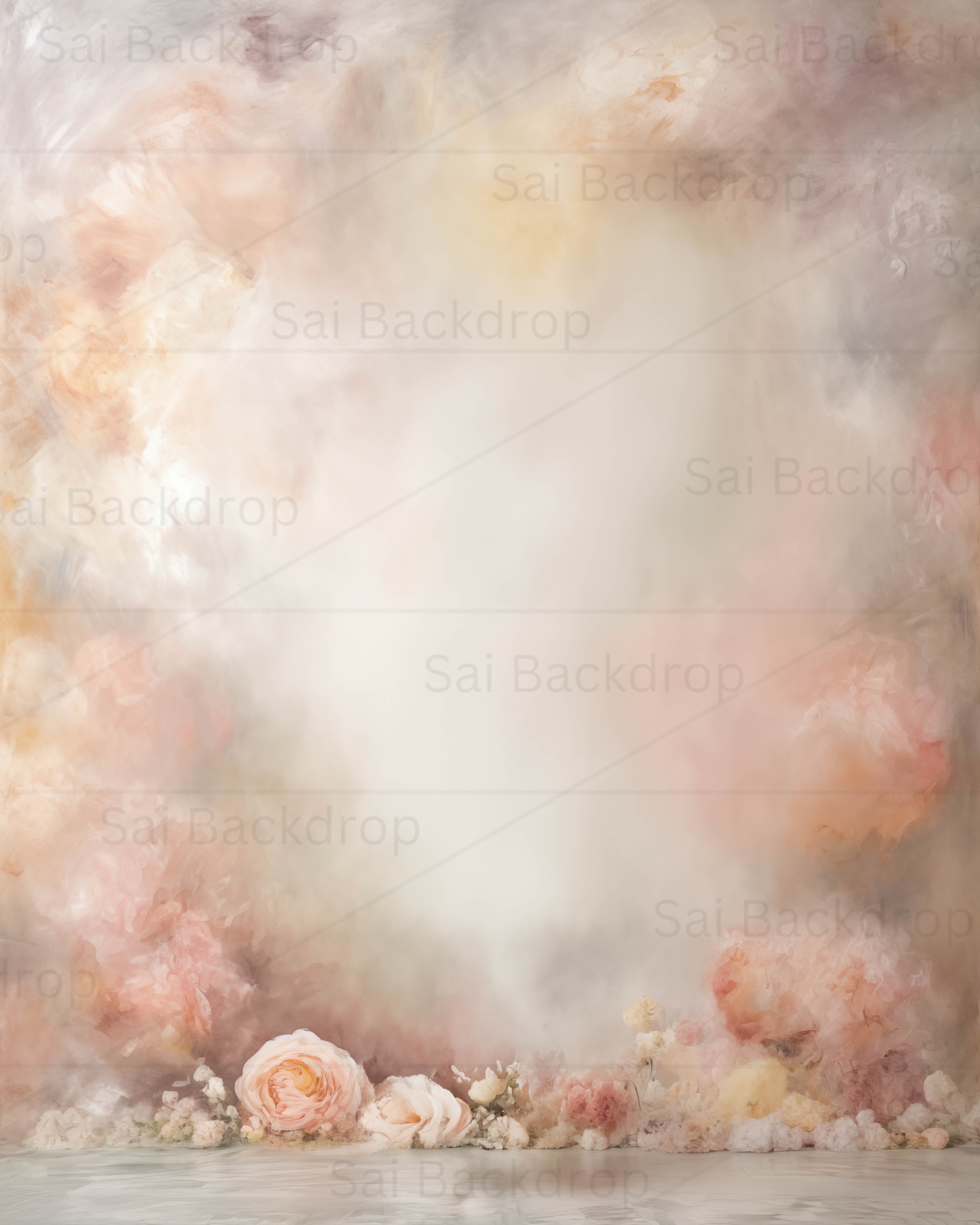 Pink Neutral Tone Theme Backdrop – Sai Backdrop studio