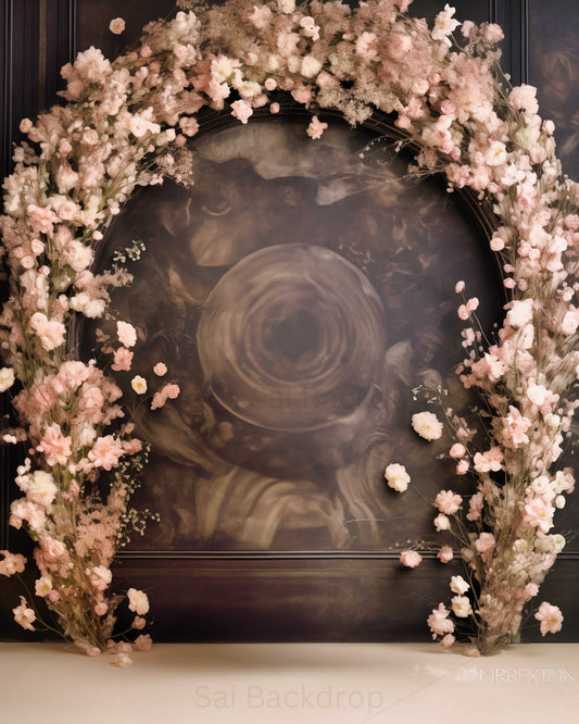Whimsical Blossom Portal Theme Backdrop